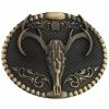 Men Cody James | Cody James Men'S Deer Skull Belt Buckle Outlet