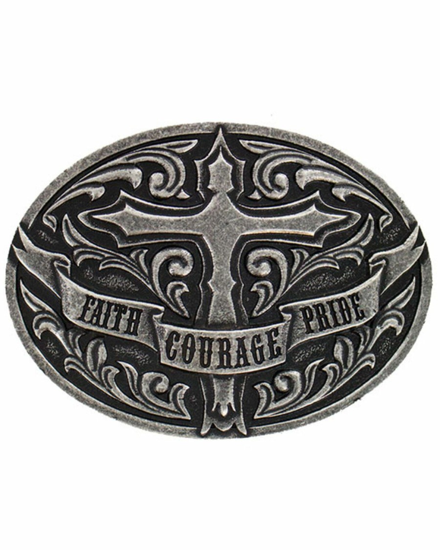 Men Cody James | Cody James Faith Courage Pride Belt Buckle Outlet