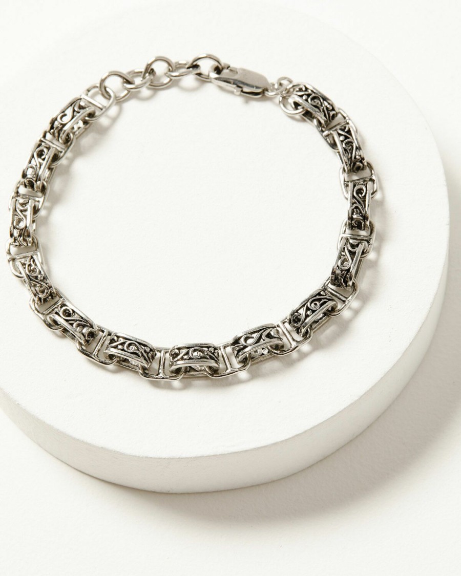 Gifts Cody James | Cody James Scroll Link Chain Bracelet Sale