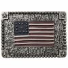 Men Cody James | Cody James Men'S American Flag Textured Belt Buckle Discount