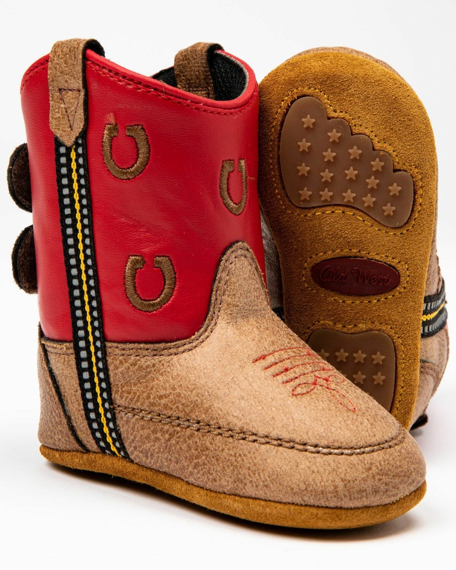 Gifts Cody James | Cody James Infant Boys' Red Horseshoe Poppet Western Boots Outlet