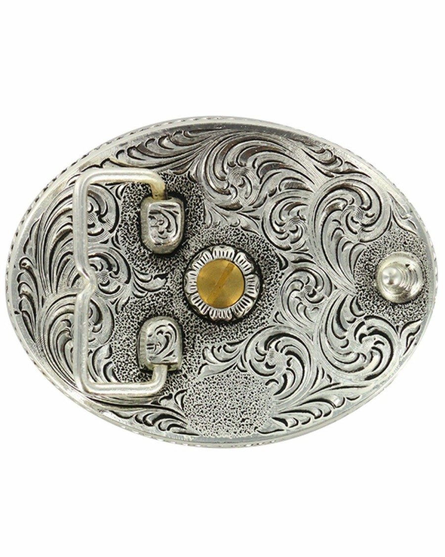 Men Cody James | Cody James Dual Tone Oval Louisiana Buckle Discount