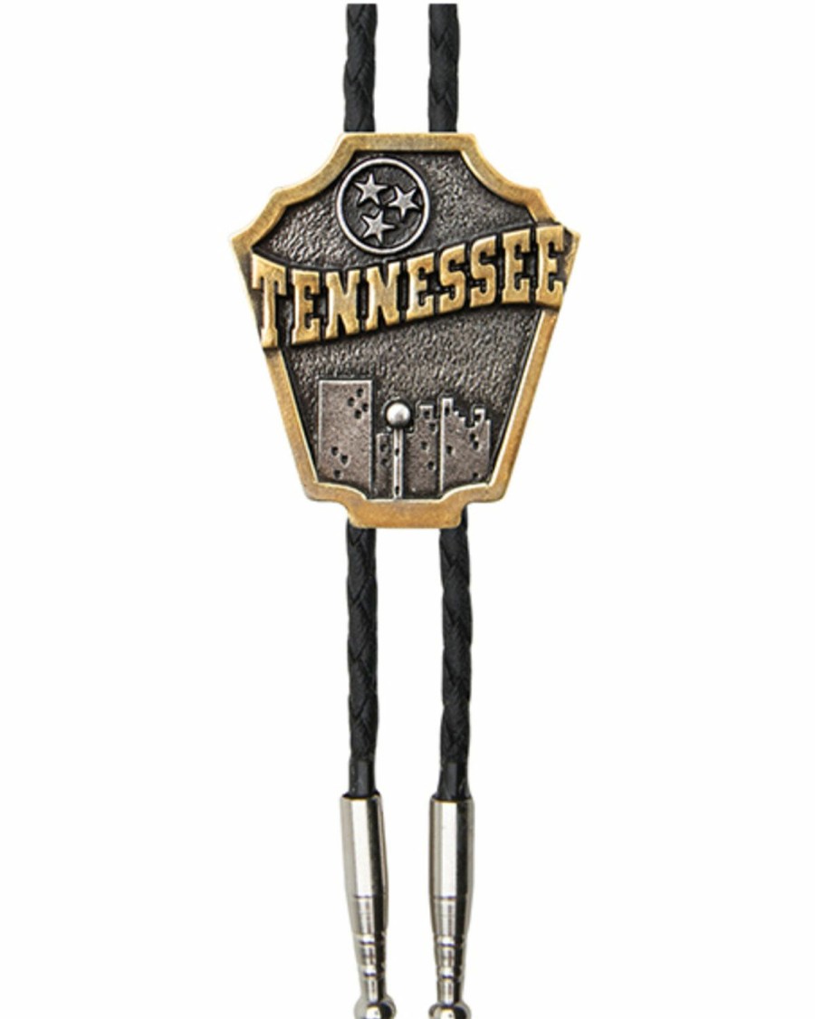 Men Cody James | Cody James Men'S Gold & Antique Silver Tennessee Bolo Tie Sale