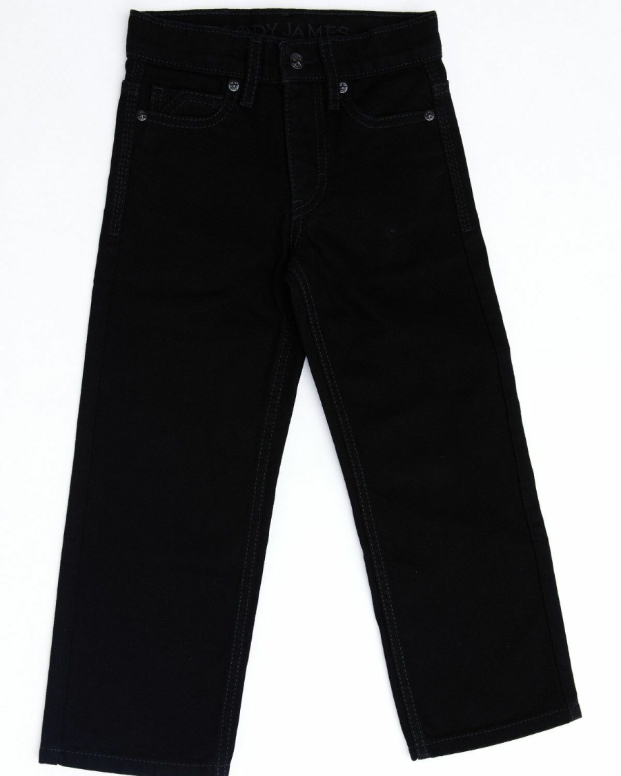 Clothing Cody James | Cody James Boys' 4-8 Night Rider Rigid Relaxed Bootcut Jeans Outlet