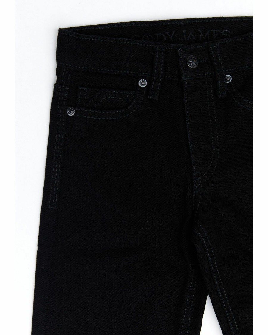 Clothing Cody James | Cody James Boys' 4-8 Night Rider Rigid Relaxed Bootcut Jeans Outlet