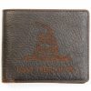 Men Cody James | Cody James Men'S Brown Don'T Tread On Me Bifold Wallet Outlet