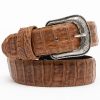 Men Cody James | Cody James Men'S Brown Hornback Caiman Exotic Belt Online