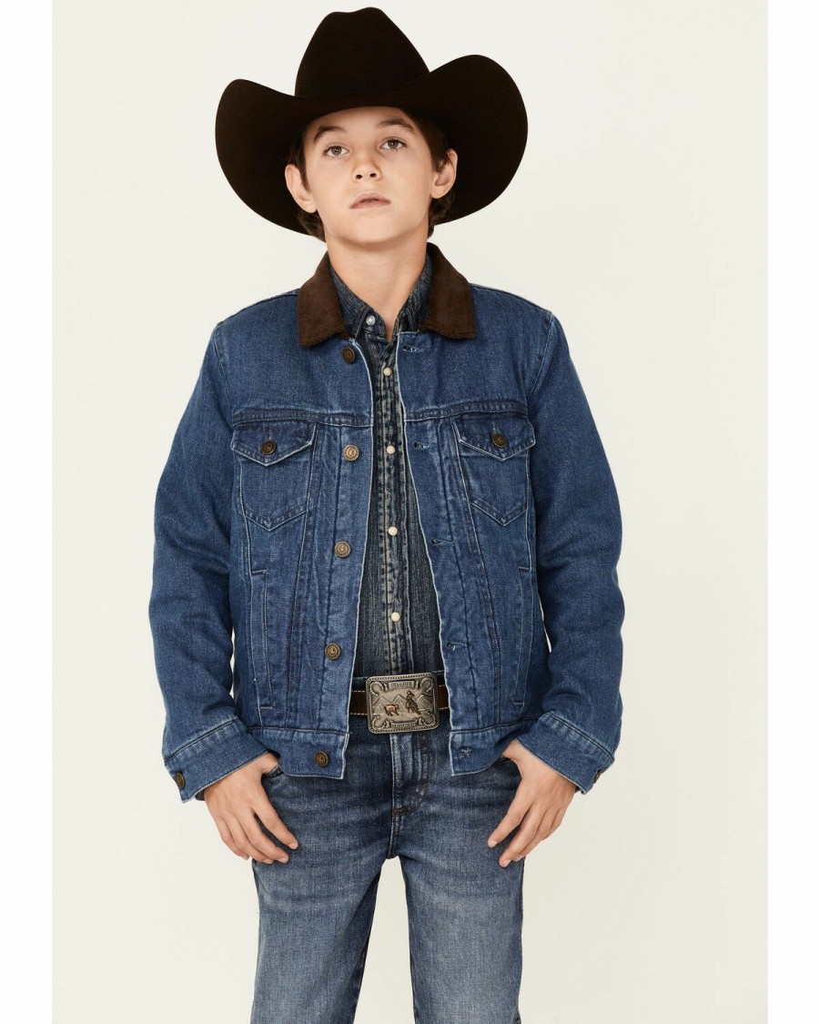 Gifts Cody James | Cody James Boys' Sherpa-Lined Denim Jacket Online