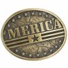 Men Cody James | Cody James Men'S 'Merica Flag Buckle Online