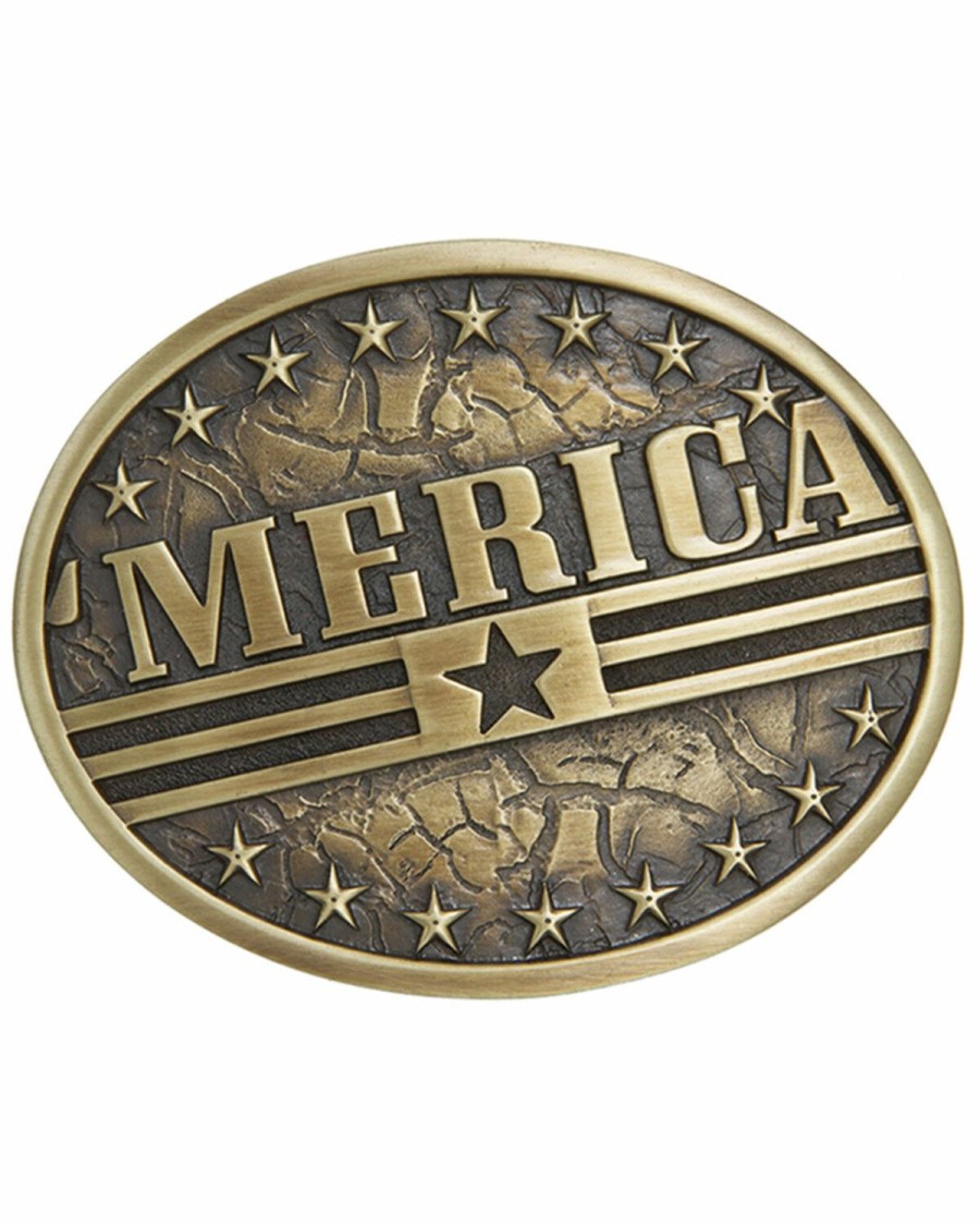 Men Cody James | Cody James Men'S 'Merica Flag Buckle Online