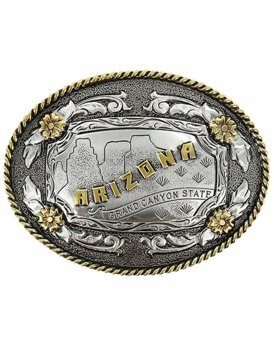 Men Cody James | Cody James Oval Dual-Tone Arizona Buckle Outlet