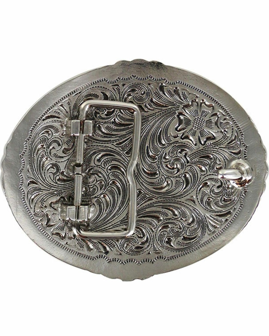 Men Cody James | Cody James Men'S Filigree Cross Belt Buckle Sale