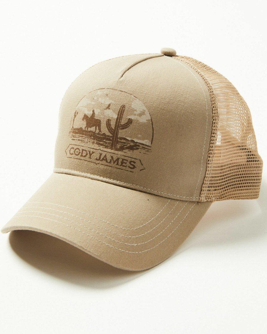 Men Cody James | Cody James Men'S Desert Cowboy Mesh Cap Sale