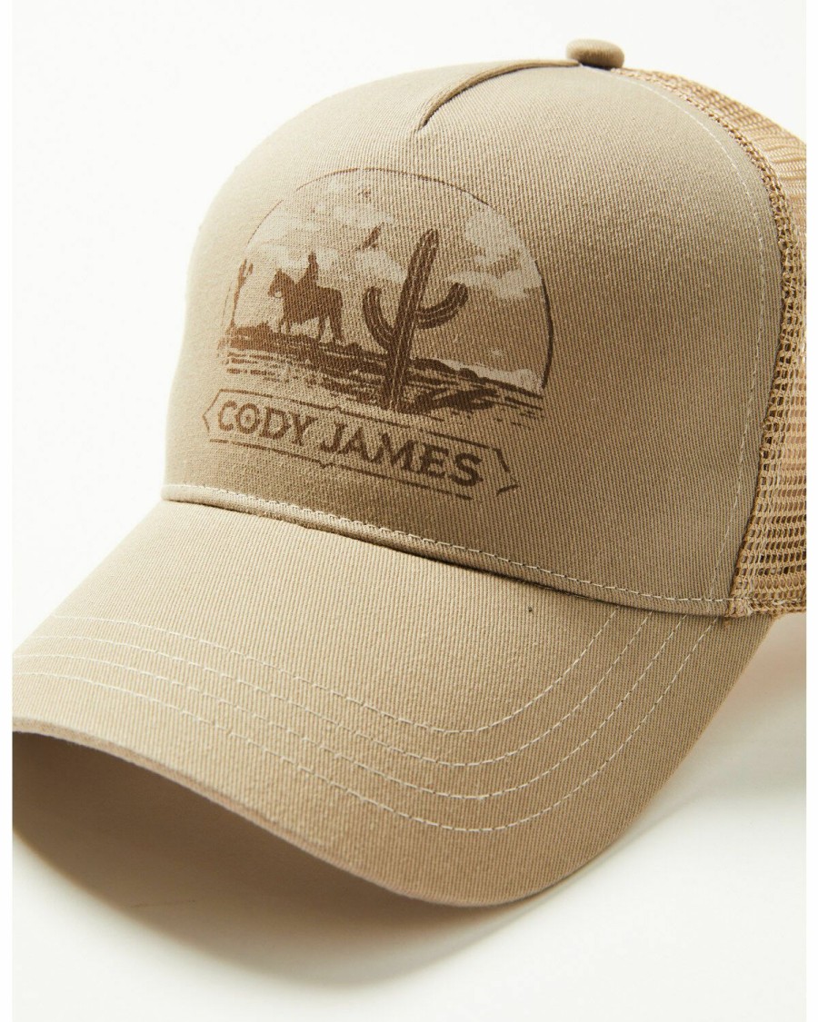 Men Cody James | Cody James Men'S Desert Cowboy Mesh Cap Sale