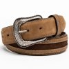 Men Cody James | Cody James Men'S Hair-On Praying Cowboy Concho Western Belt Outlet