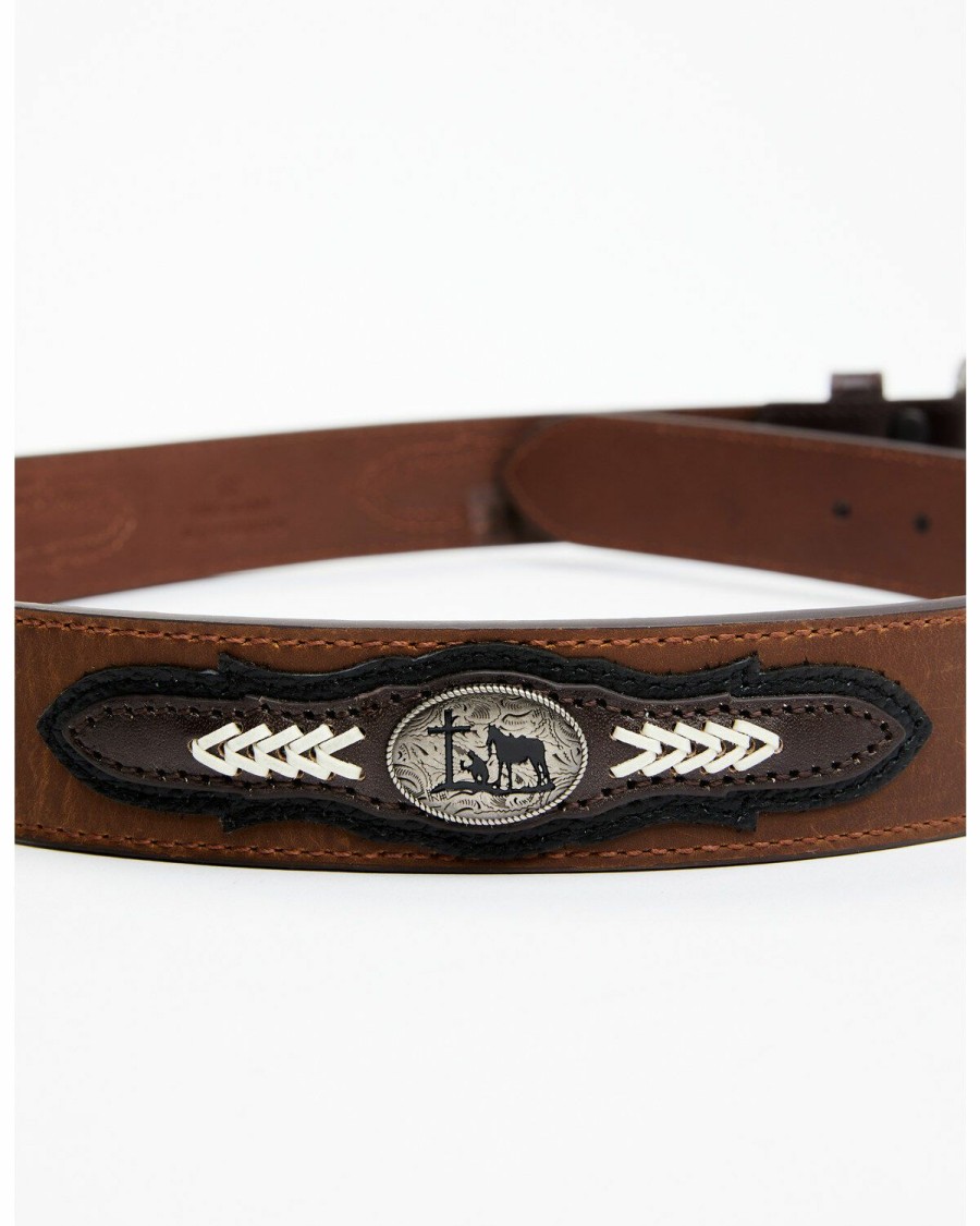 Men Cody James | Cody James Men'S Praying Cowboy Concho Belt Outlet