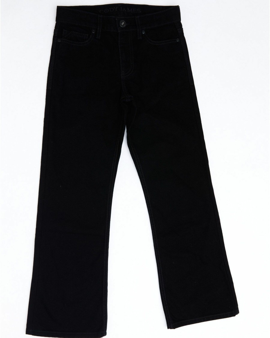 Clothing Cody James | Cody James Boys' 8-20 Night Rider Rigid Relaxed Bootcut Jeans Discount