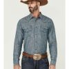 Gifts Cody James | Cody James Men'S Hotspot Solid Long Sleeve Snap Western Shirt Sale