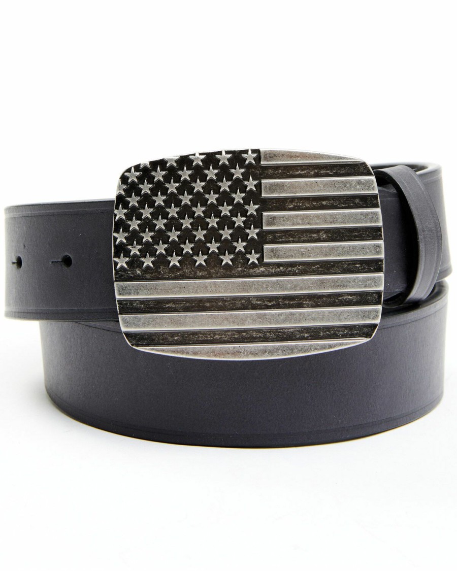 Men Cody James | Cody James Men'S Black Stars & Stripes Belt Sale