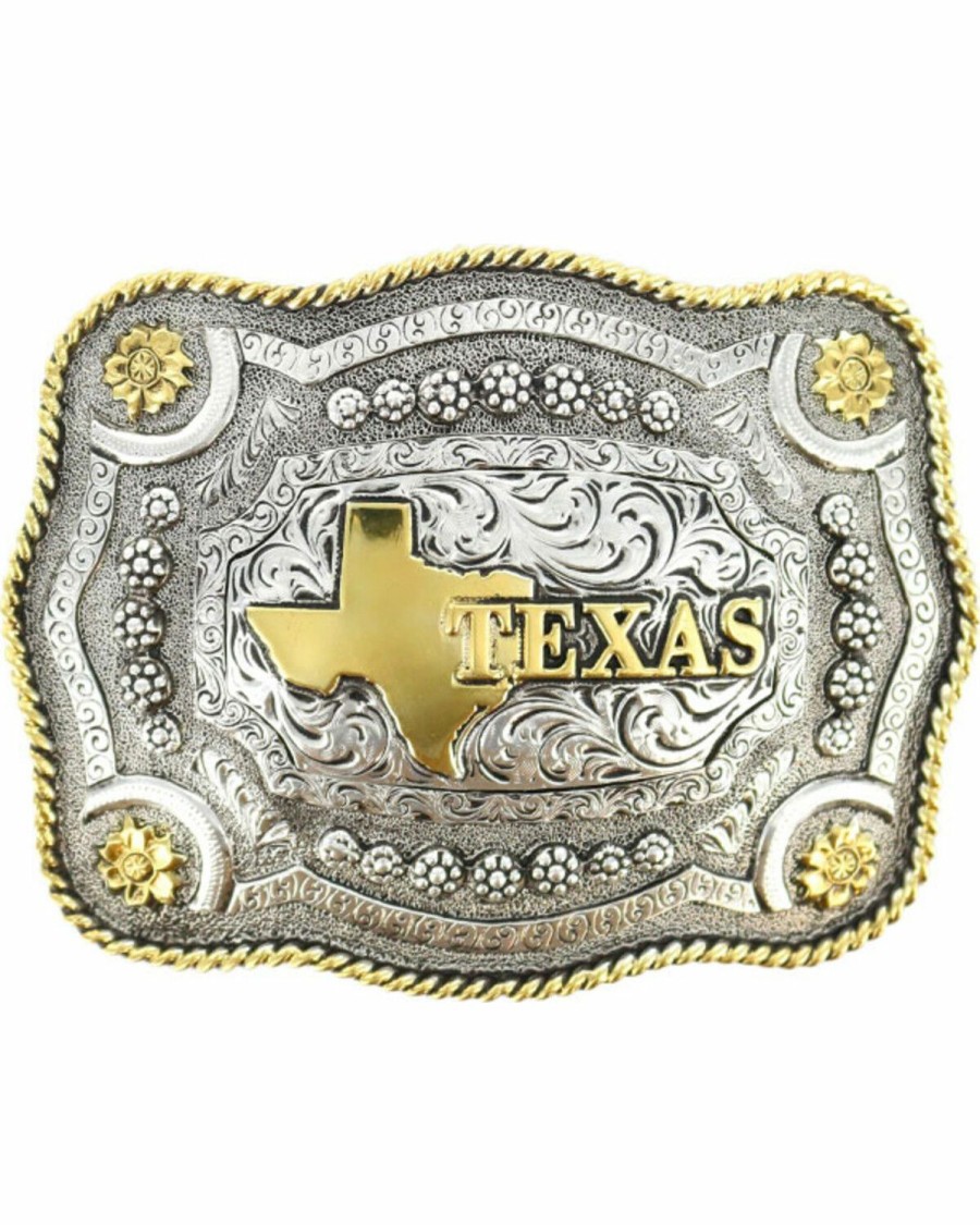 Men Cody James | Cody James Dual-Tone Texas Buckle Discount