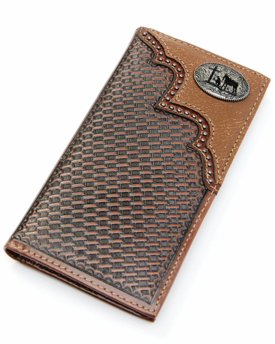 Men Cody James | Cody James Men'S Praying Cowboy Rodeo Wallet Discount