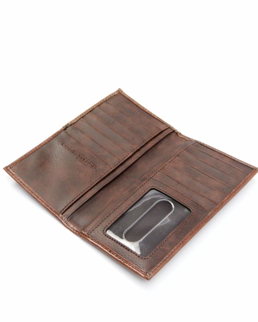 Men Cody James | Cody James Men'S Praying Cowboy Rodeo Wallet Discount