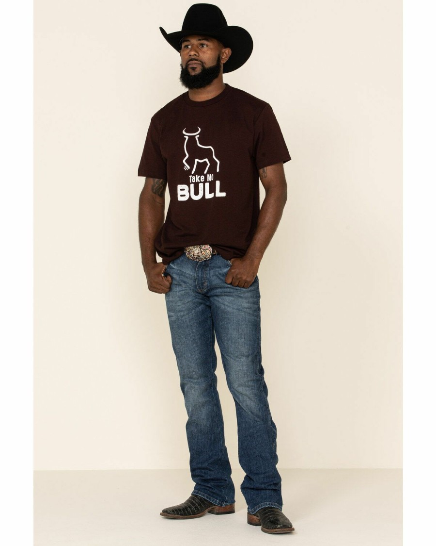 Clothing Cody James | Cody James Men'S Take No Bull Graphic Short Sleeve T-Shirt Discount