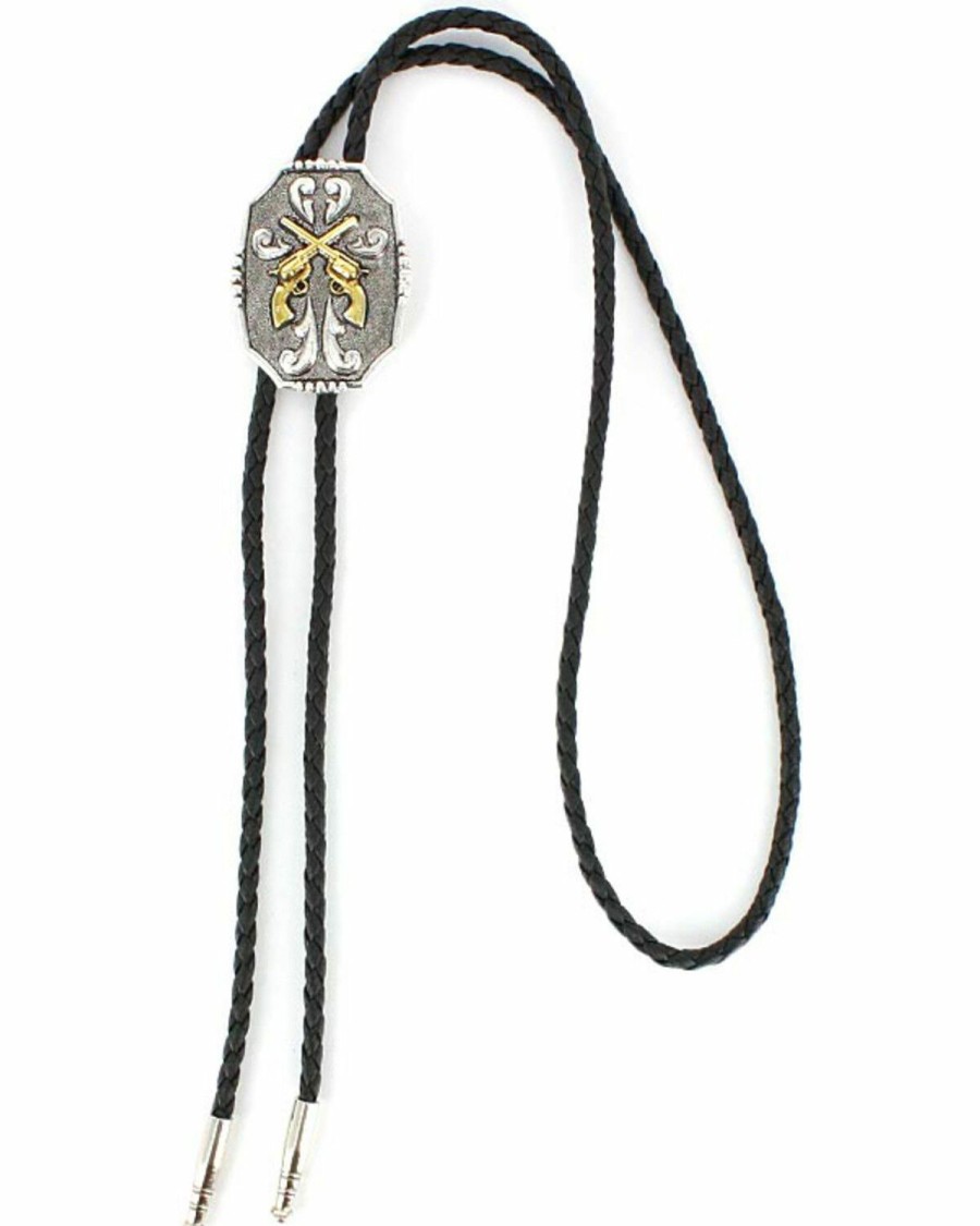 Men Cody James | Cody James Men'S Crossed Pistols Bolo Tie Online