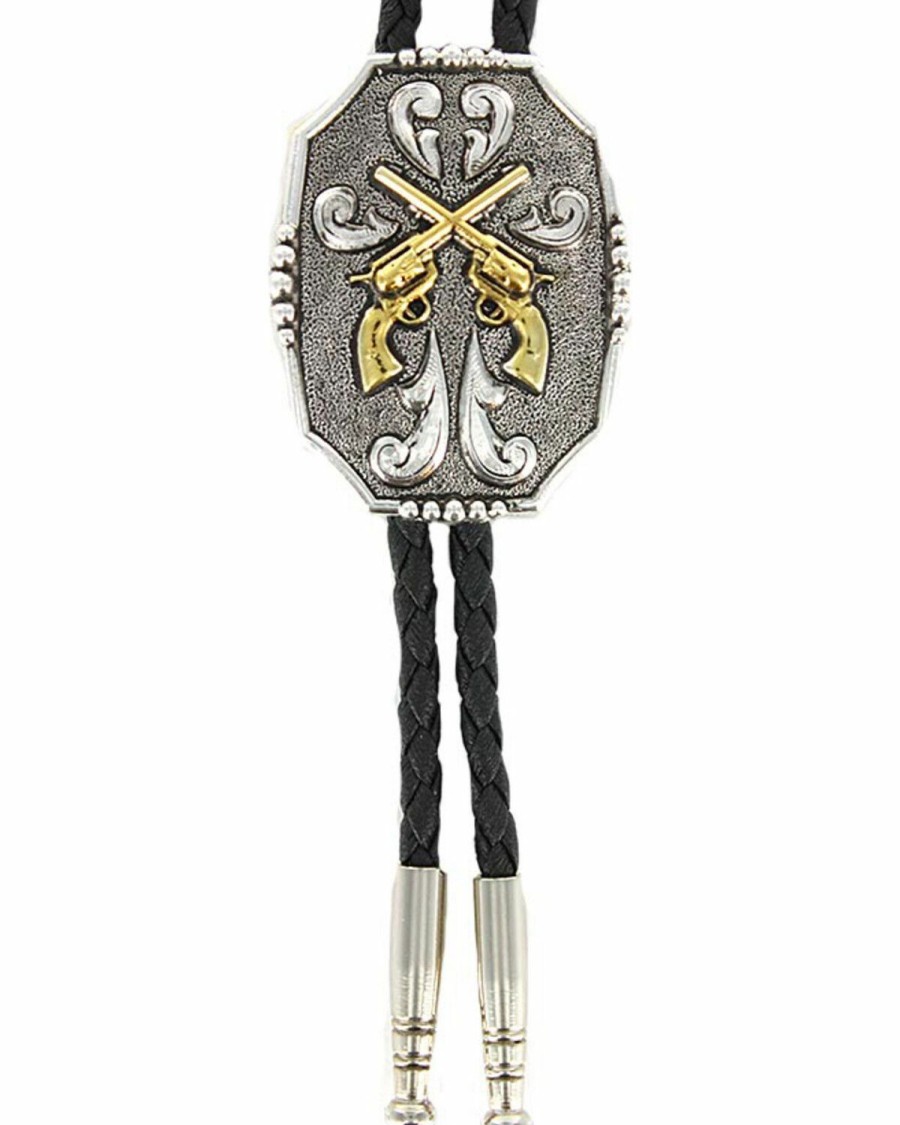 Men Cody James | Cody James Men'S Crossed Pistols Bolo Tie Online