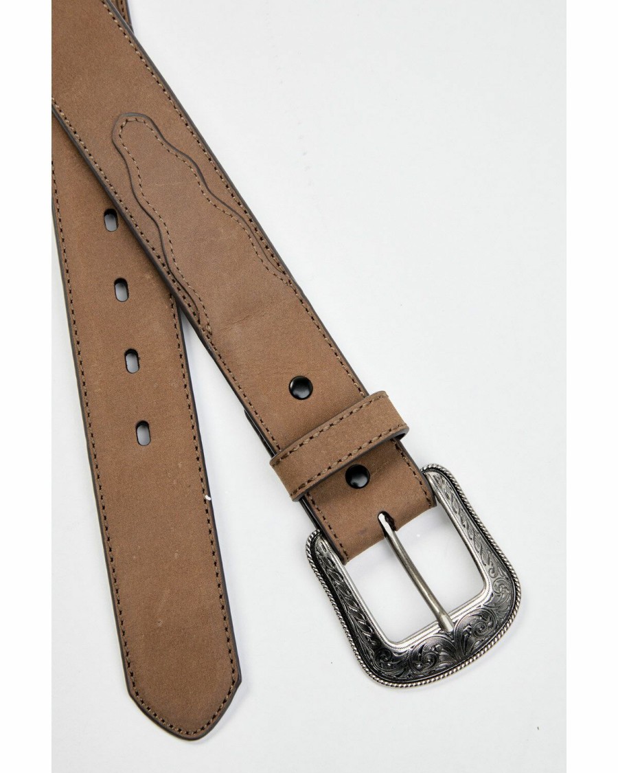 Men Cody James | Cody James Men'S Brown Casual Billet Leather Belt Sale