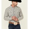 Clothing Cody James | Cody James Men'S Racer Stripe Long Sleeve Snap Western Shirt Online