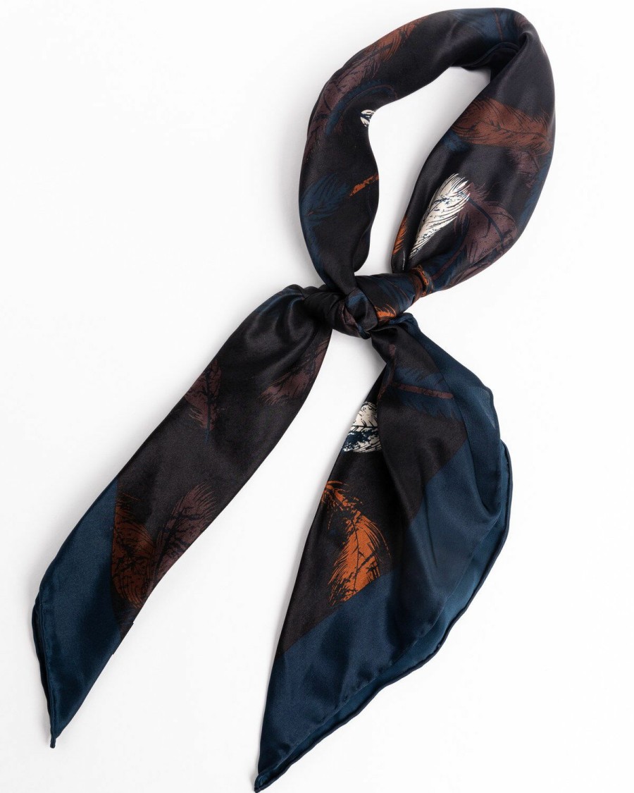 Men Cody James | Cody James Men'S Silk Feather Bandana Online