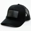 Gifts Cody James | Cody James Men'S American Flag Patch Mesh-Back Ball Cap Black Online