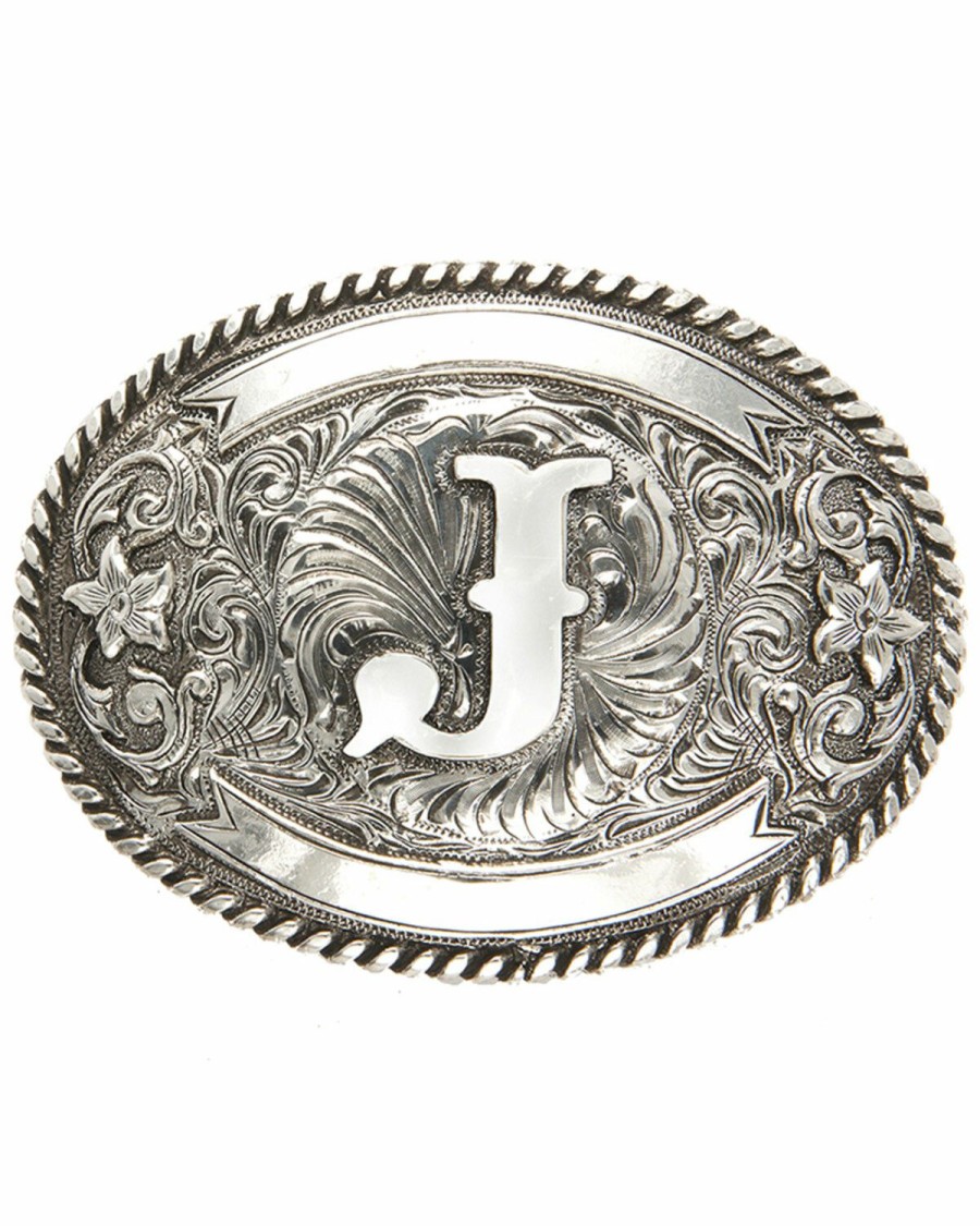 Men Cody James | Cody James Men'S Initial J Belt Buckle Discount