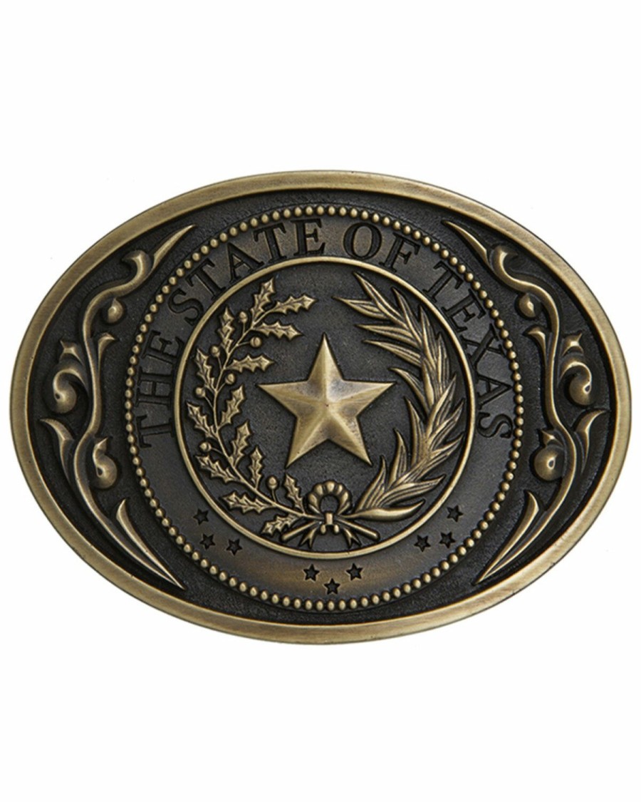 Men Cody James | Cody James Men'S The State Of Texas Seal Buckle Online