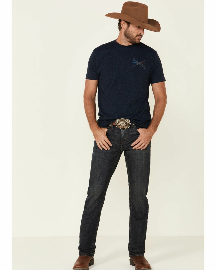 Gifts Cody James | Cody James Men'S Barn Sour Dark Wash Stretch Slim Straight Jeans Discount