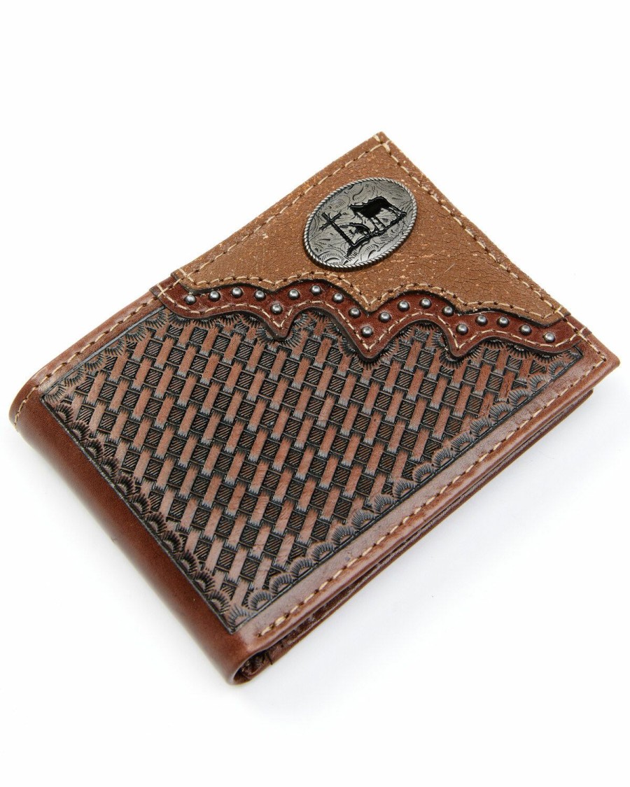 Men Cody James | Cody James Men'S Praying Cowboy Bifold Wallet Outlet