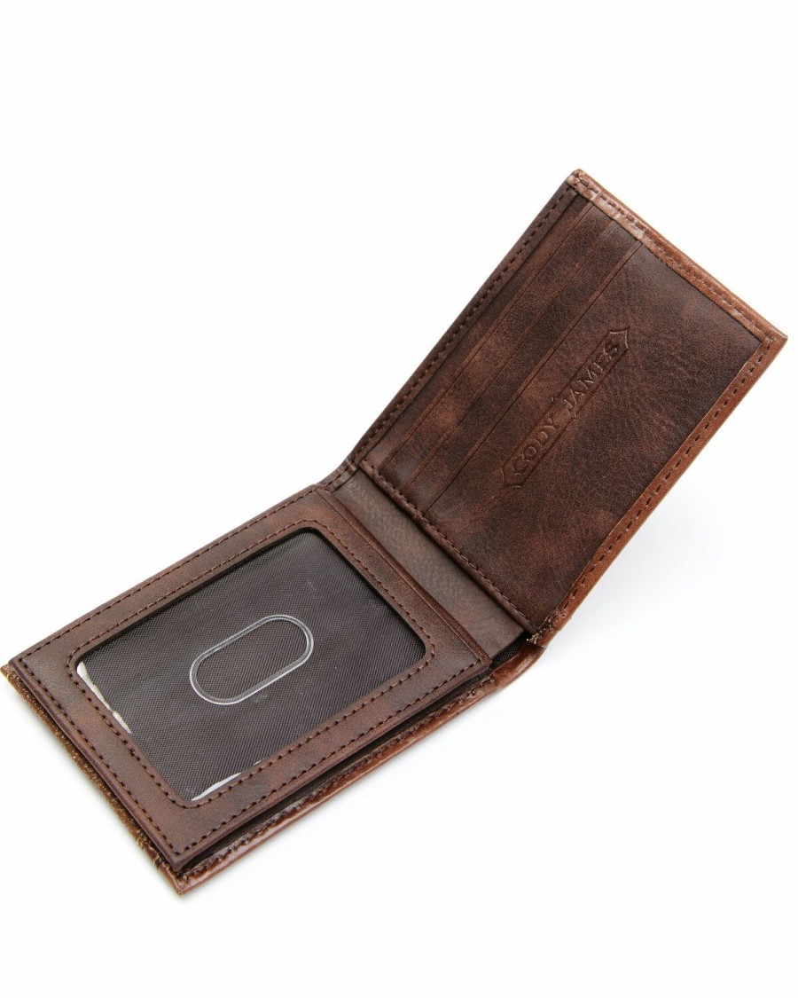 Men Cody James | Cody James Men'S Praying Cowboy Bifold Wallet Outlet