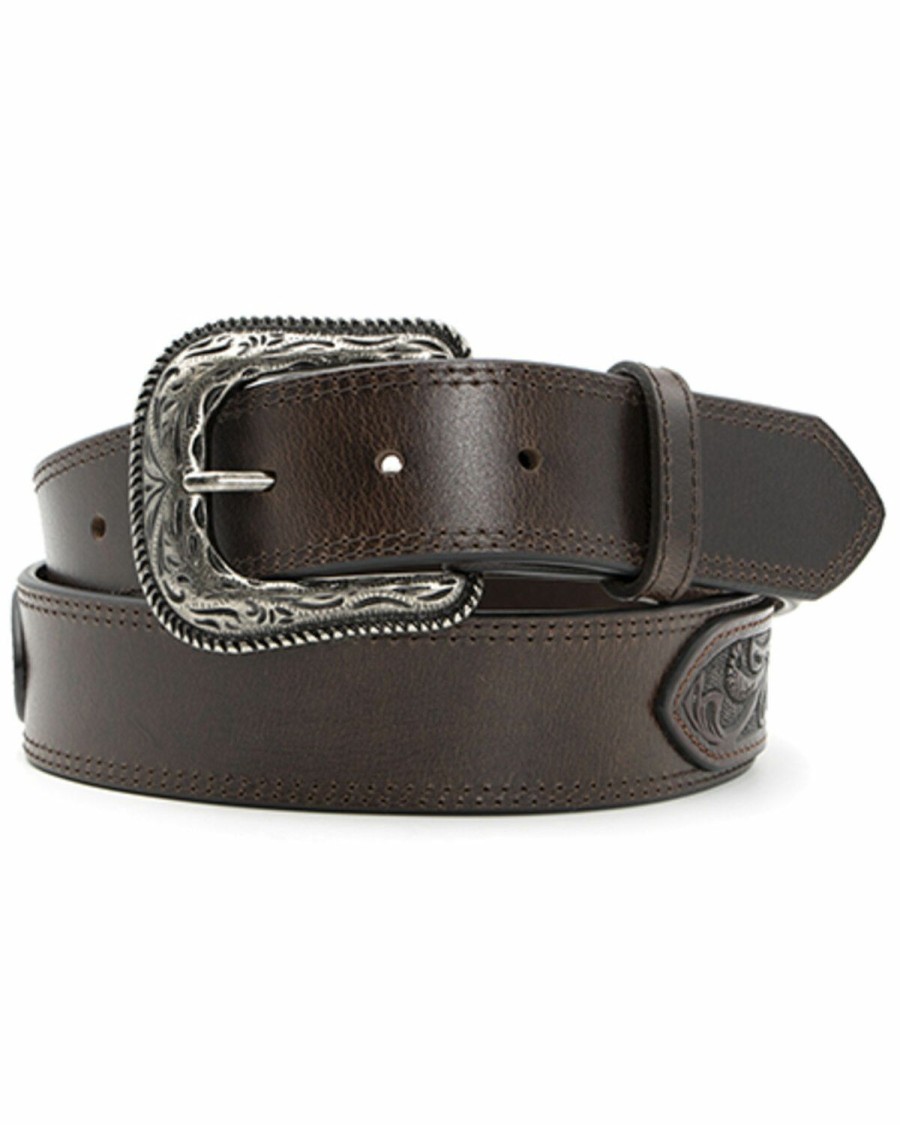 Men Cody James | Cody James Men'S Metal Concho Overlay Western Belt Discount