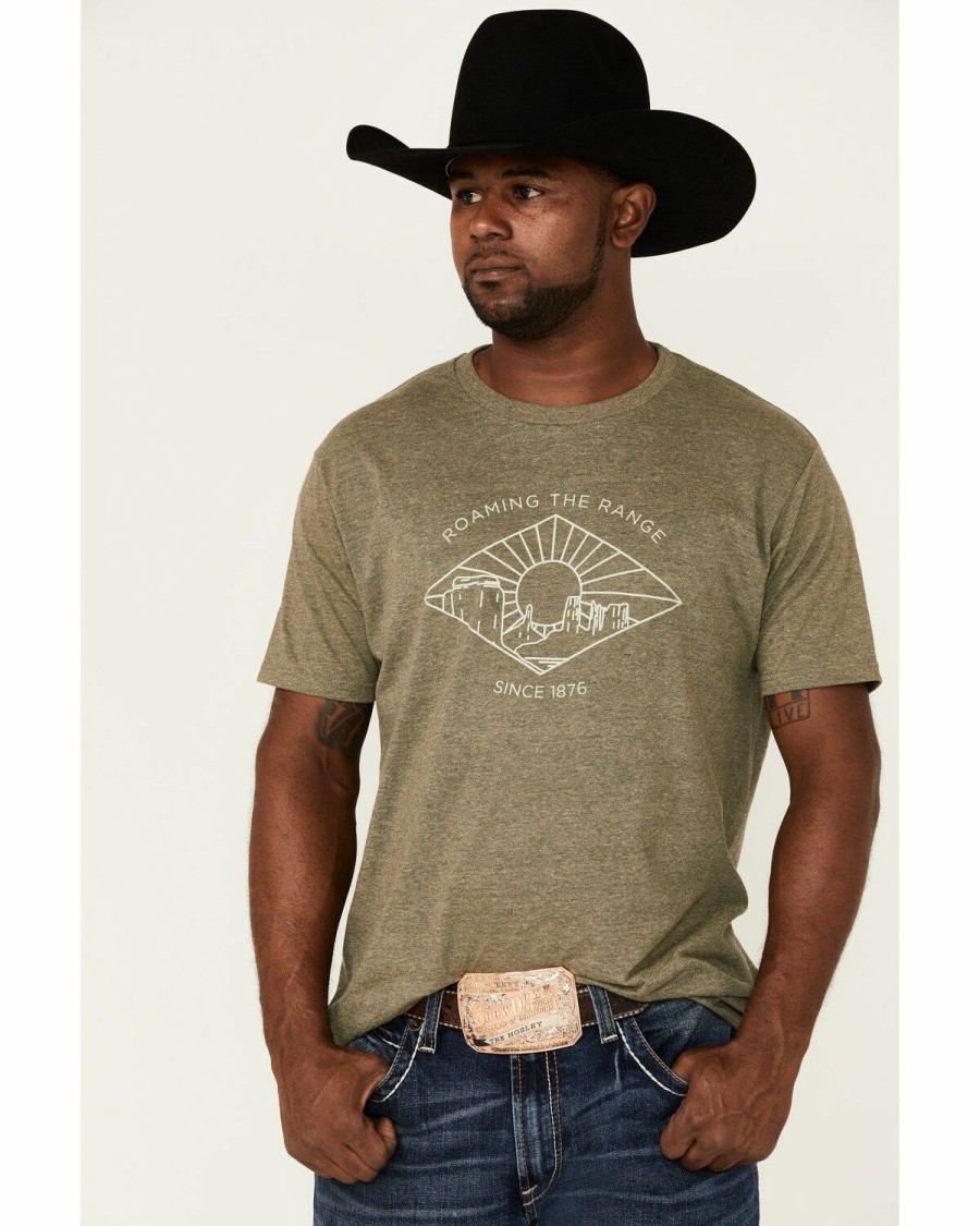 Men Cody James | Cody James Men'S Roaming The Range Graphic Short Sleeve T-Shirt Online