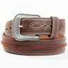 Men Cody James | Cody James Men'S Pebbled Leather Western Belt Discount