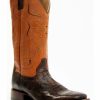 Men Cody James | Cody James Men'S Melbourne Cognac Leather Western Boots Broad Square Toe Discount