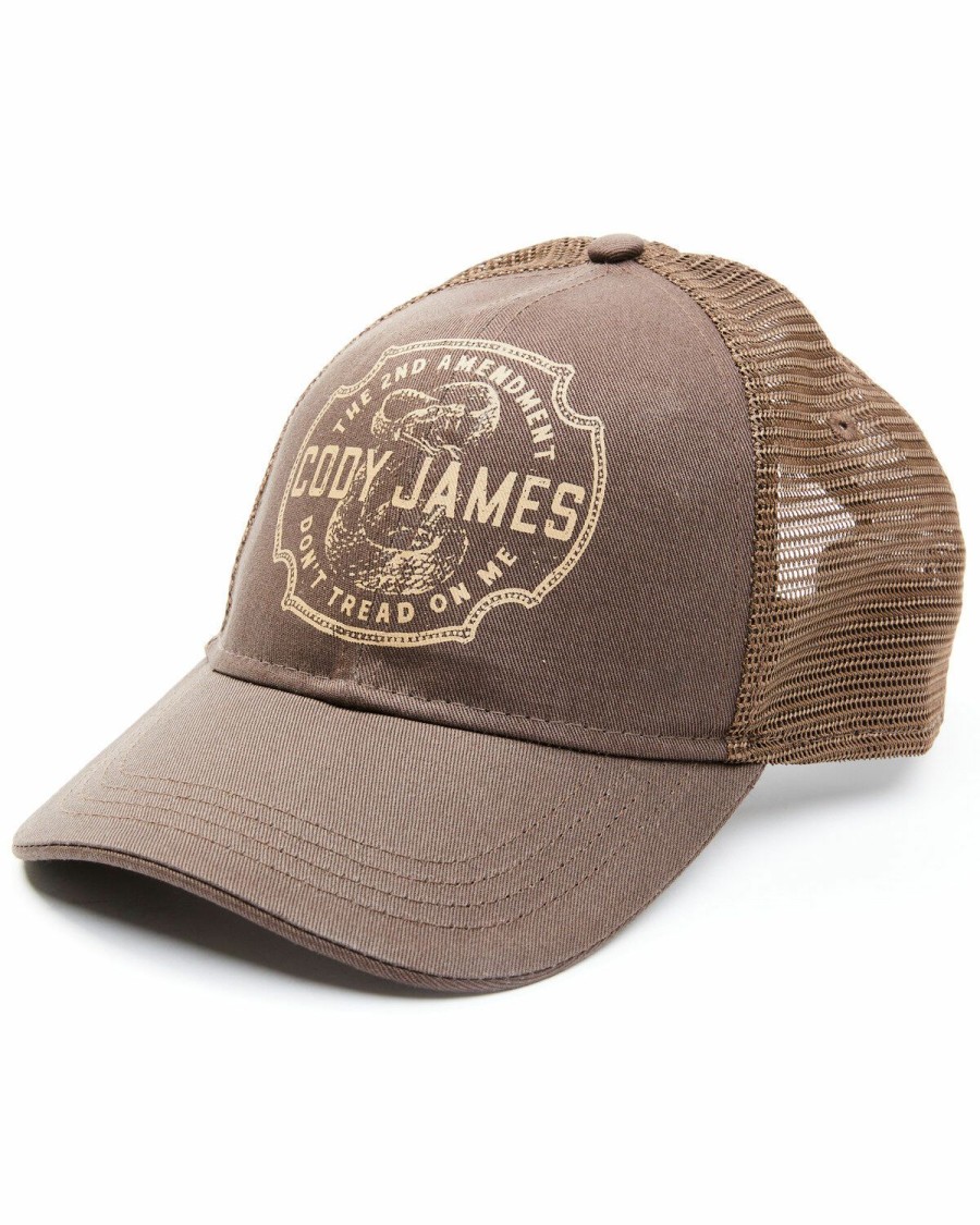 Men Cody James | Cody James Men'S Burgundy 2Nd Amendment Mesh-Back Ball Cap Outlet