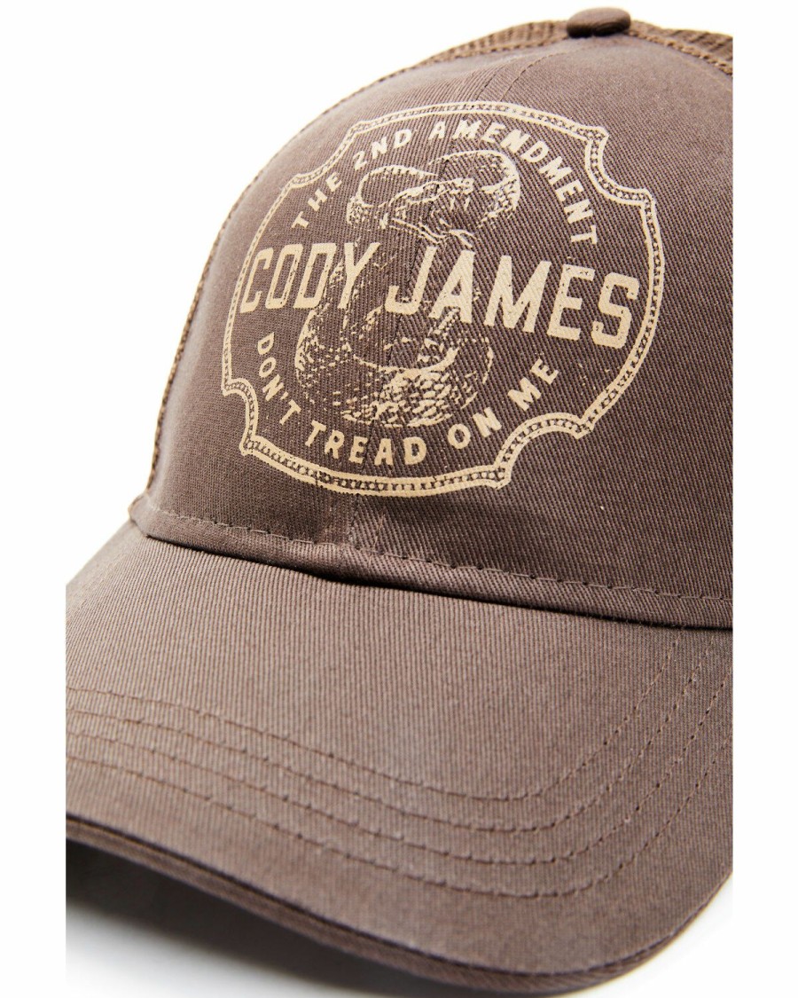 Men Cody James | Cody James Men'S Burgundy 2Nd Amendment Mesh-Back Ball Cap Outlet