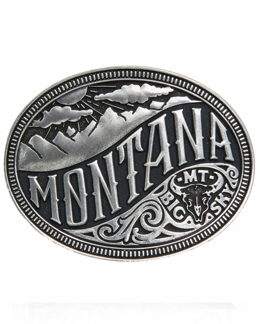 Men Cody James | Cody James Men'S Montana State Heritage Buckle Online