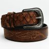 Men Cody James | Cody James Men'S Pirarucu Embroidered Belt Online