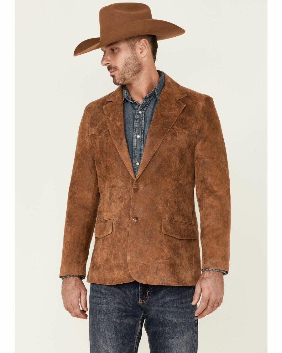 Men Cody James | Cody James Men'S Brown Blazer Long Sale