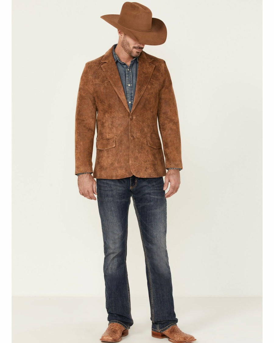 Men Cody James | Cody James Men'S Brown Blazer Long Sale