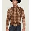 Clothing Cody James | Cody James Men'S Weekender Plaid Long Sleeve Snap Western Shirt Outlet