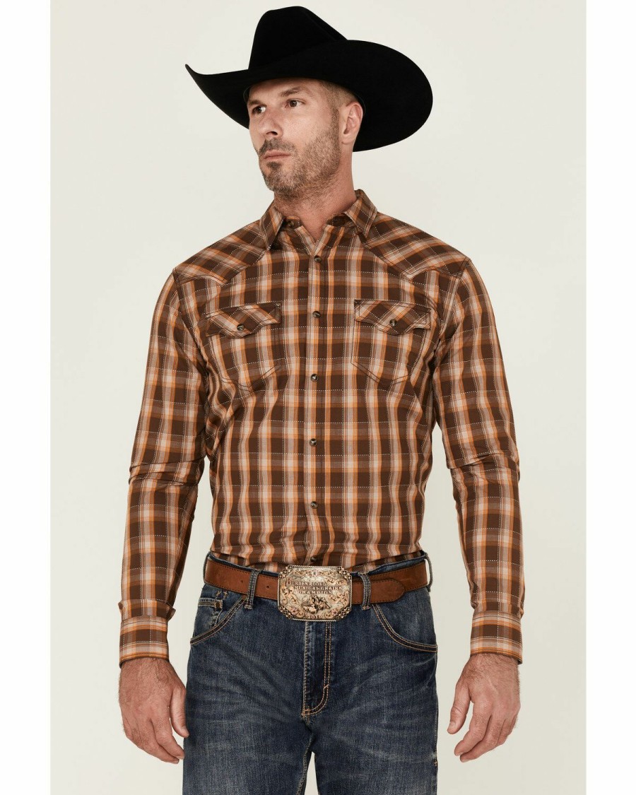 Clothing Cody James | Cody James Men'S Weekender Plaid Long Sleeve Snap Western Shirt Outlet